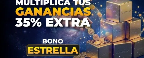 Bono de Bienvenida Real 200% promotion banner